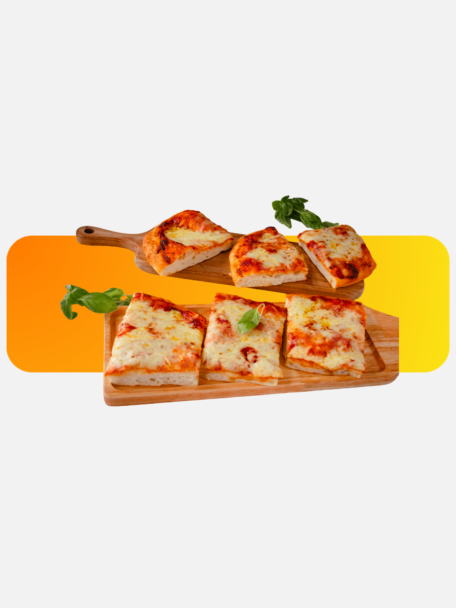 Pizza al Taglio – pizza italienne en portion Tronca