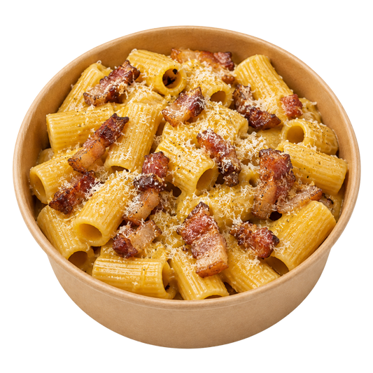 La Carbonara PastaLab – rigatoni au guanciale et Pecorino Romano