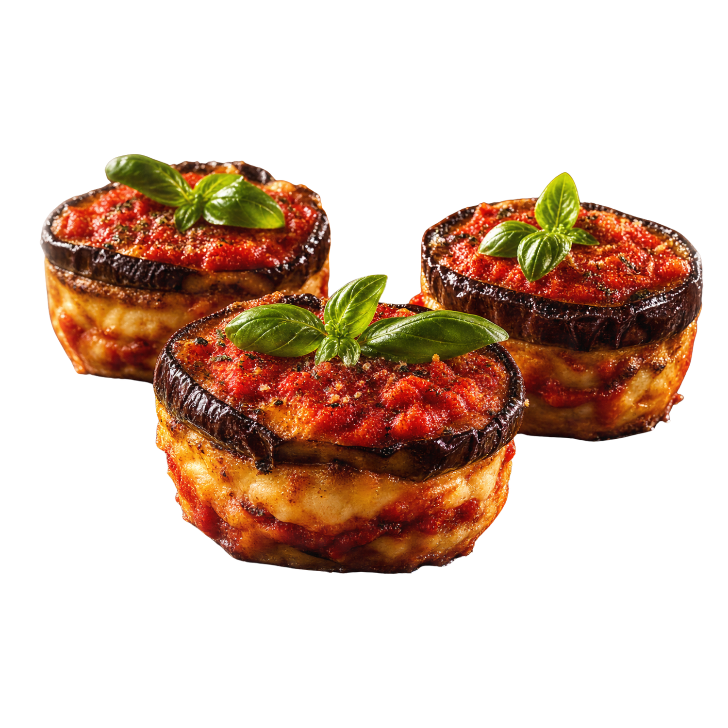 Mini Parmigiana di Melanzane – mini parmigiana d’aubergines Tronca